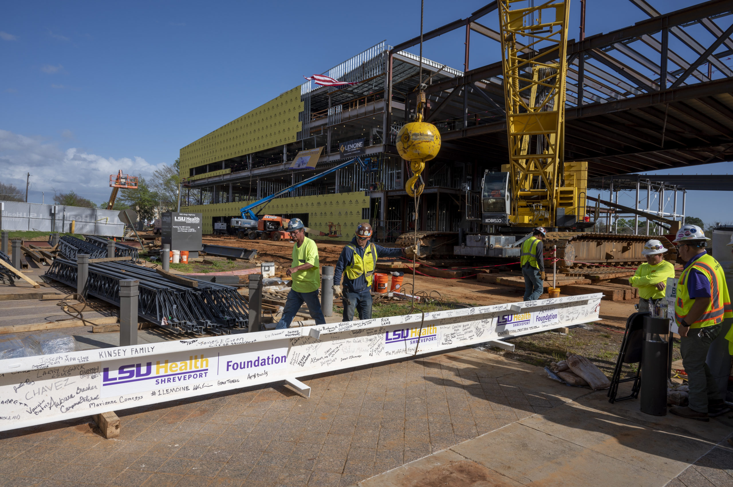 Lsu Health Shreveport Celebrates Milestone In Construction At The